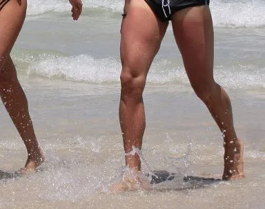 Full leg waxing hair removal for men